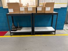 Metal Shelf Units X2