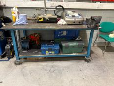 Metal Work Table With Vice