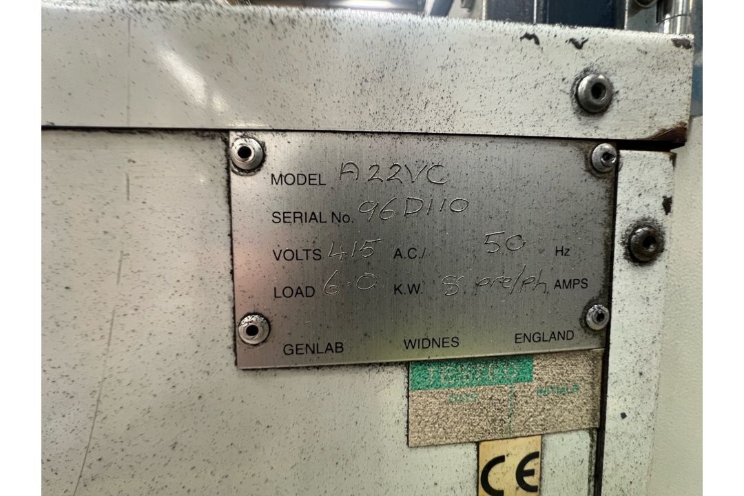 Genlab Oven Model A22Vc - No Reserve - Image 10 of 11
