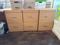 Wooden Drawer Units X3