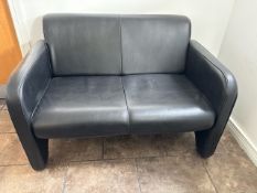 Black Faux Leather Seats X2