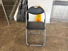 Black Foldable Chairs X14