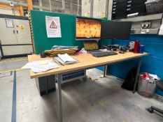 Warehouse Desk, Chair & Pedestal