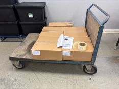 Wooden Topped Metal Trolley - No Reserve