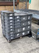 6 x Pallets Of Plastic Storage Containers With Lids - No Reserve