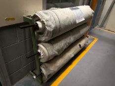 Metal A Frame Roll Storage Rack