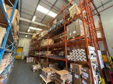 14 Bays Of Back To Back Boltless Pallet Racking