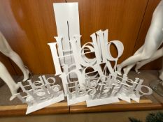 Hello New Signage - No Reserve