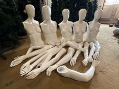 Assorted Mannequins Torsos & Arms - No Reserve