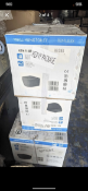 2 x Karcent Wall Hung Toilets, New & Boxed, Grey & Pearl White