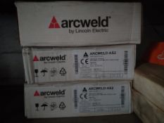 Mig Wire, 0.8mm Lincoln Electric Arcweld Brand, ER70S-6 New Unused Stock, 3 x Boxes