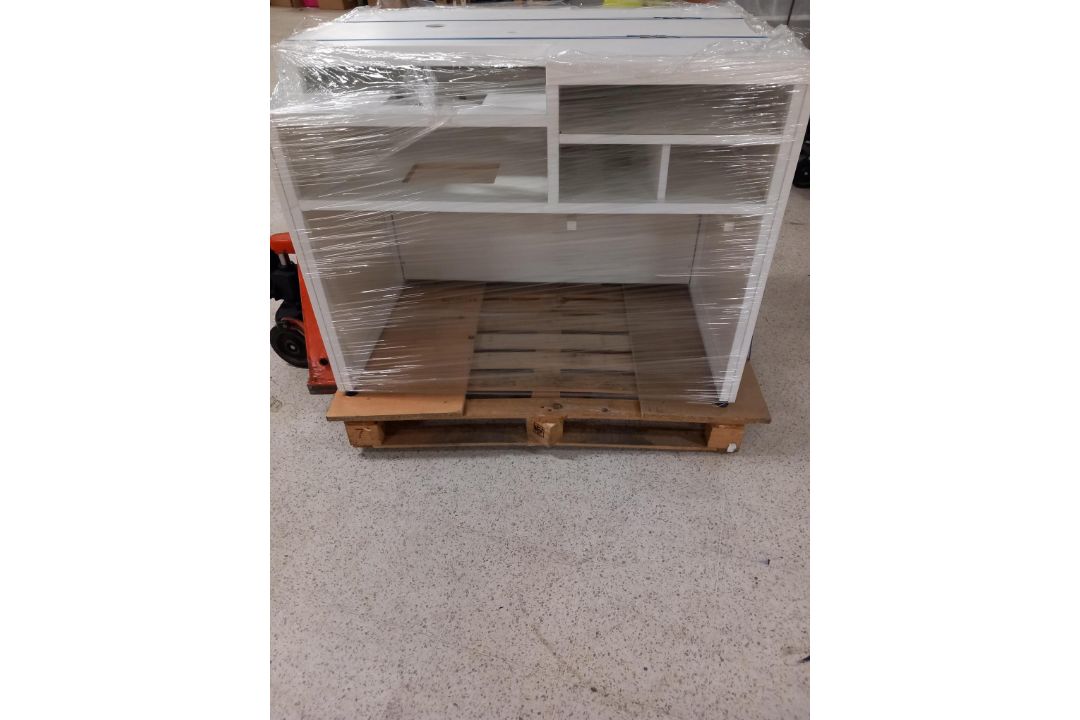 Retail White Till Base/Counter Brand New - Image 3 of 4
