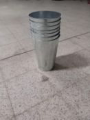 7 x Metal Buckets - No Reserve