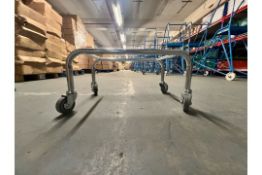 5 x Wheeled Basket Holders - No Reserve