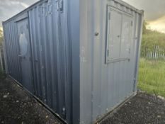 16ft x 8ft Anti-Vandal Steel Site Office