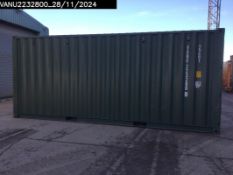 One Trip 20 Foot Shipping Container, 2024 Build