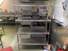 4 Tier Metal Shelves - No Reserve