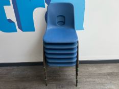 6 Plastic Chairs - No Reserve