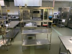 4 Tier Metal Wire Shelves - No Reserve