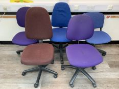 Assorted Wheeled Office Chairs - No Reserve