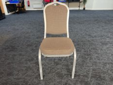 8 x Fabric Dining Chairs - No Reserve