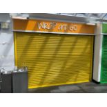 Yellow Roller Shutter