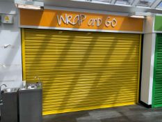 Yellow Roller Shutter