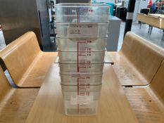 8L Plastic Catering Measure Tubs - No Reserve