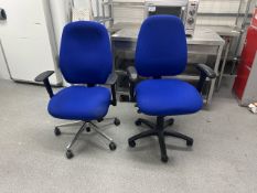 2 x Adjustable Office Chairs - No Reserve