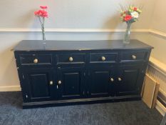 Dark Blue Sideboard Cabinet - No Reserve