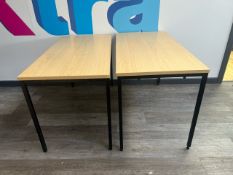 2 Rectangular Tables - No Reserve