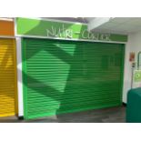 Green Roller Shutter Door