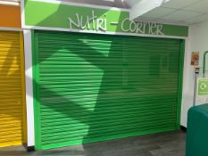 Green Roller Shutter Door