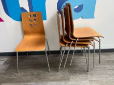 5 x Wooden Chairs - No Reserve