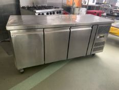 3 Door Under Counter Fridge - NEXT BID WINS