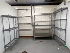 Set of 4 Adjustable Pantry Shelving Units - No Reserve