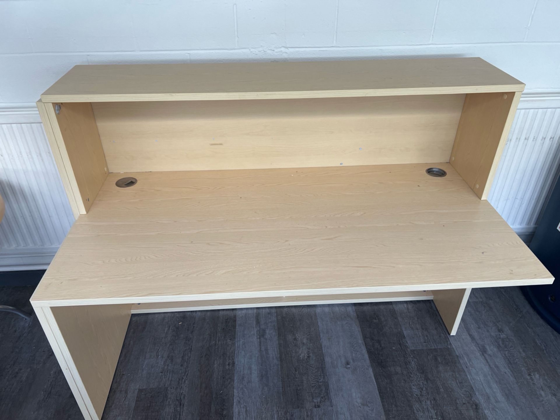 Straight Wooden Desk - No Reserve - Image 2 of 4