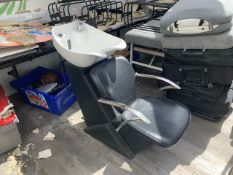 Hair Salon Chair With Head Sink - No Reserve