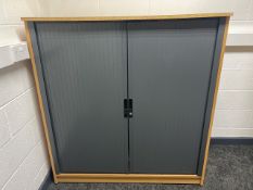 Wooden Tambour Unit - No Reserve