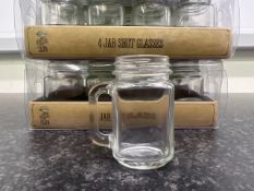 44 Jar Shaped Shot Glasses - No Reserve