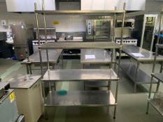 4 Tier Metal Wire Shelves - No Reserve