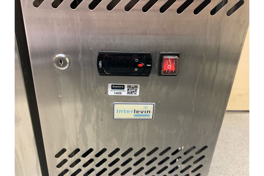 Interlevin 3 Door Under Counter Fridge - NEXT BID WINS - Image 2 of 10