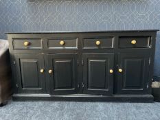 Dark Blue Sideboard Cabinet - No Reserve