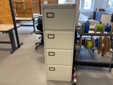 Metal 4 Drawer Cabinet - No Reserve