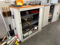 Triumph Metal Tambour Cabinet & Contents - No Reserve