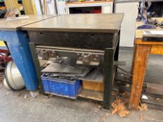 Metal Top Work Table - No Reserve