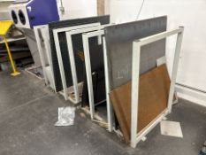 Metal Sheet Storage Rack - No Reserve