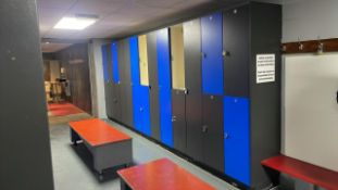Bank Of 13 Lockers