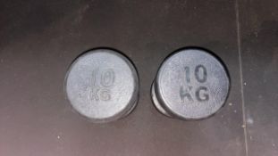 10kg Dumbbells x2