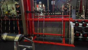 Straight Barbells And Rack